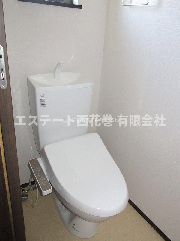 ル・メイユール東宮野目Ｂ棟のトイレ|洗浄機能付き暖房便座