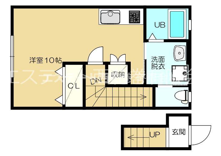 ル・メイユール東宮野目Ｂ棟の間取り