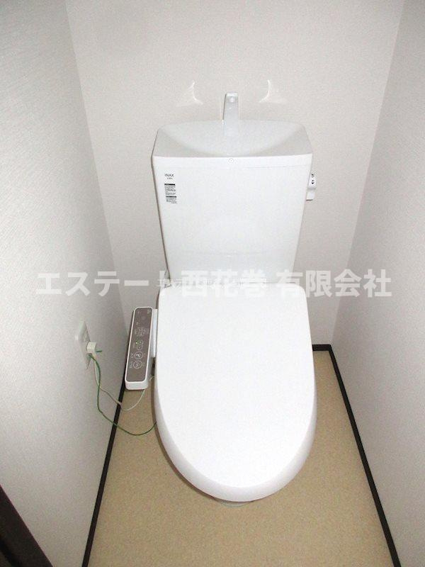 ル・メイユール東宮野目Ａ棟のトイレ|洗浄機能付き暖房便座