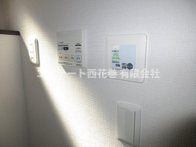 ル・メイユール東宮野目Ａ棟の設備|浴室乾燥、暖房パネル、電動水抜き栓パネル