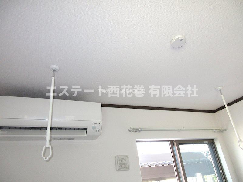 ル・メイユール東宮野目Ａ棟の設備|エアコン、室内物干