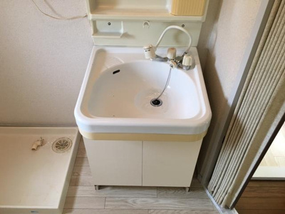 【洗面所】 | サングリーン西添 | 洗髪洗面化粧台