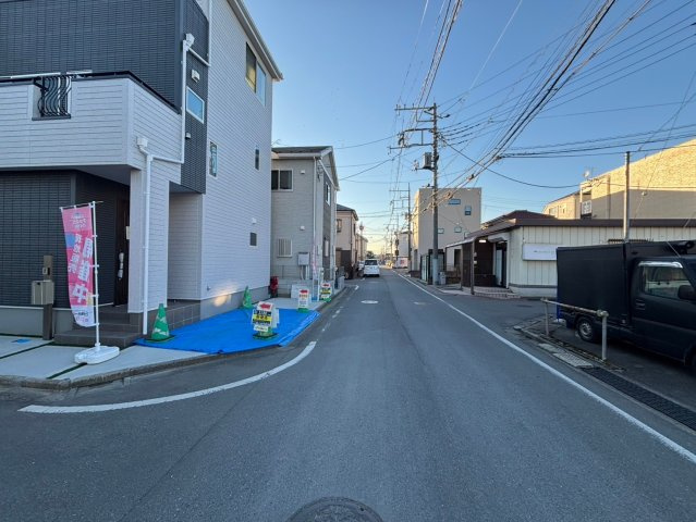 川越市氷川町　新築分譲　東武東上線『川越駅』バス21分　【川越小学区】の前面道路含む現地写真