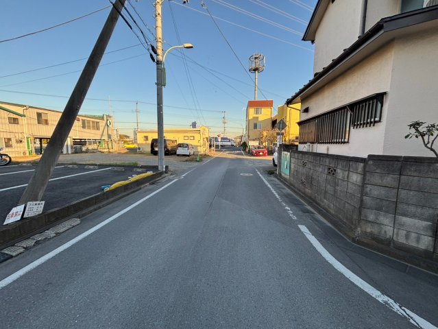 川越市氷川町　新築分譲　東武東上線『川越駅』バス21分　【川越小学区】の前面道路含む現地写真