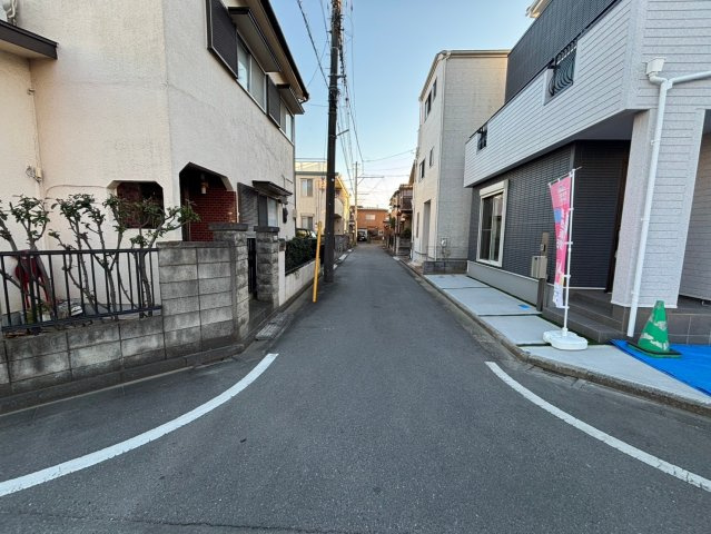 川越市氷川町　新築分譲　東武東上線『川越駅』バス21分　【川越小学区】の前面道路含む現地写真
