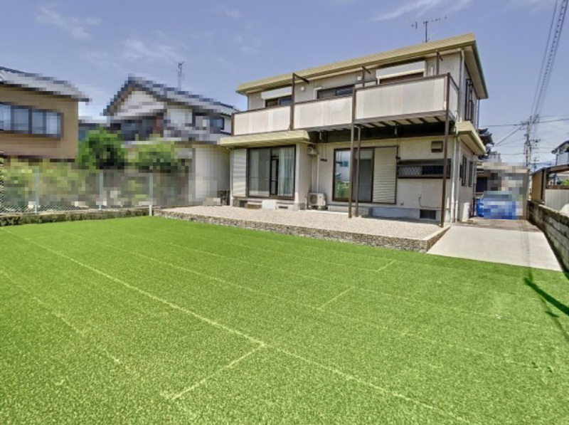 若草町　中古戸建の庭