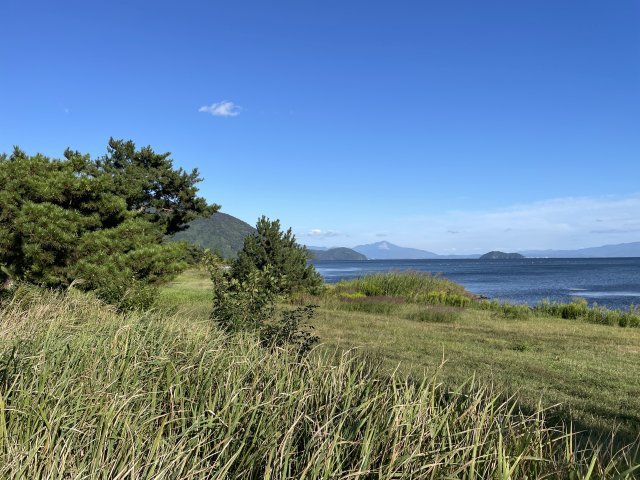 高島市マキノ町知内古家付き土地の展望