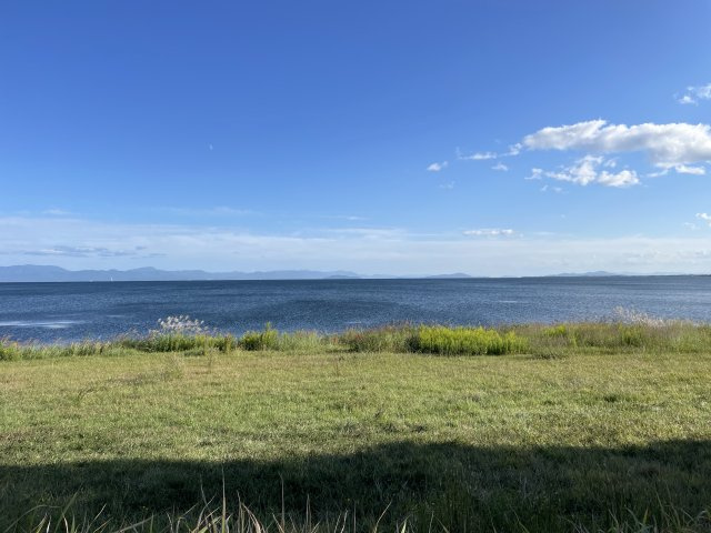 高島市マキノ町知内古家付き土地の展望