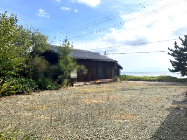 高島市マキノ町知内古家付き土地の外観