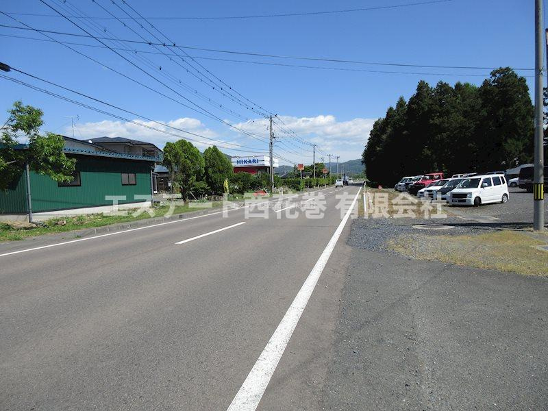 東和町土沢７区貸店舗の外観|国道２３８号線沿い