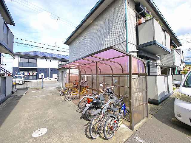 プリメールBのその他共用部分|駐輪場です