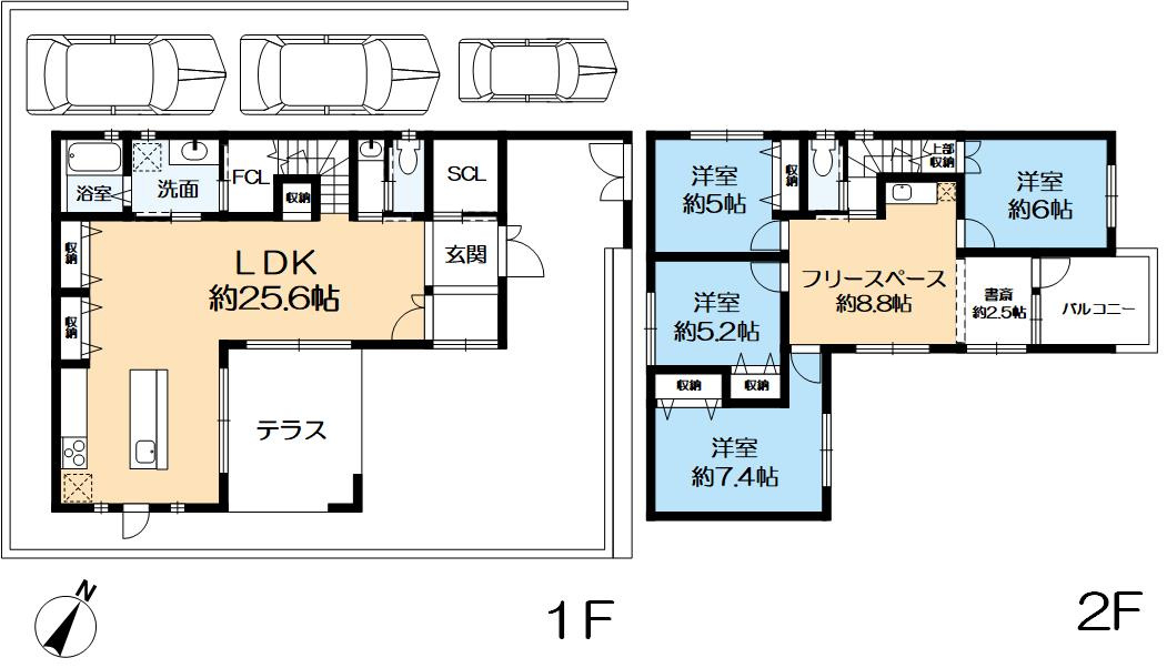 渦森台4丁目一戸建の間取り