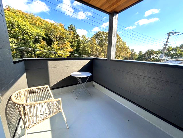 渦森台4丁目一戸建のバルコニー|広々としたバルコニーです