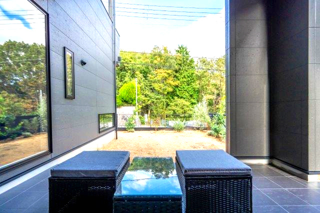 渦森台4丁目一戸建の庭|お庭で自由な時間を過ごせます