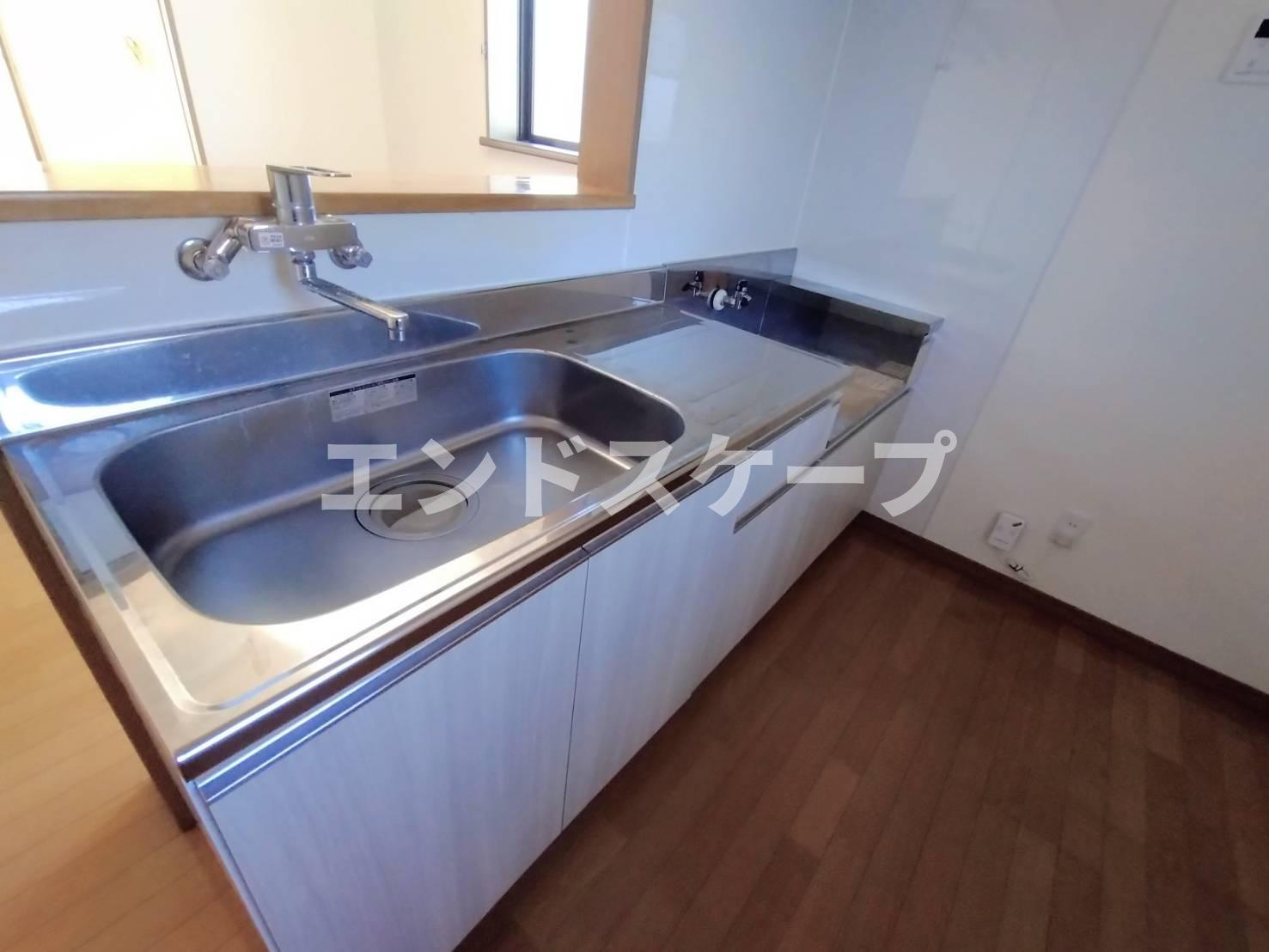 ガイア足門B棟のキッチン|高崎、前橋エリアのお部屋探しはエンドスケープまで！お客様の理想お聞かせ下さい♪