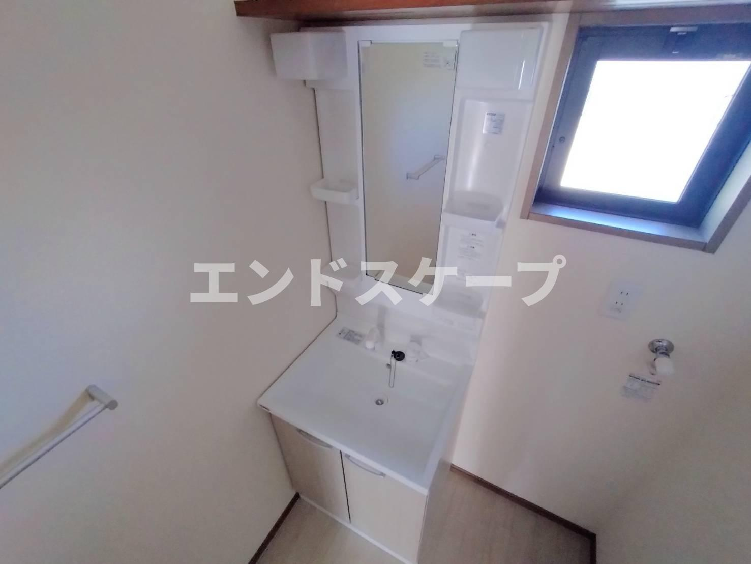 ガイア足門B棟の洗面所|高崎、前橋エリアのお部屋探しはエンドスケープまで！お客様の理想お聞かせ下さい♪