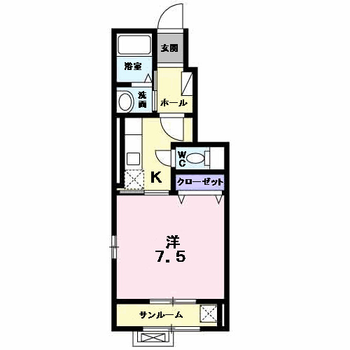 プラシードⅡの間取り|間取図