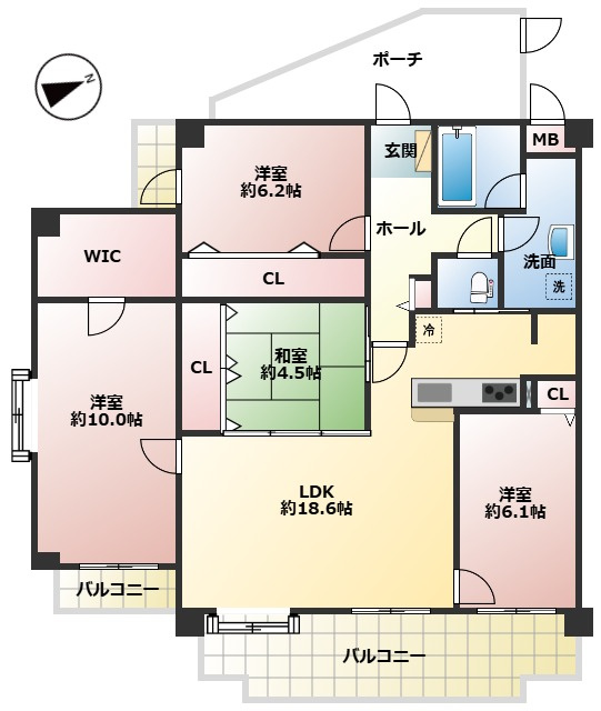 【間取り】の画像