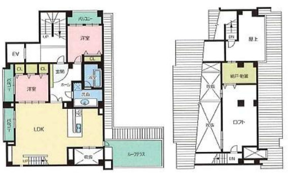 クオリア三正の間取り