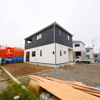 【外観】 | 甲斐市竜王　新築戸建　全3棟3号棟　敷地面積：210.48平米（63.66坪）