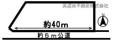 ５２３７４　本巣市十四条土地の区画図