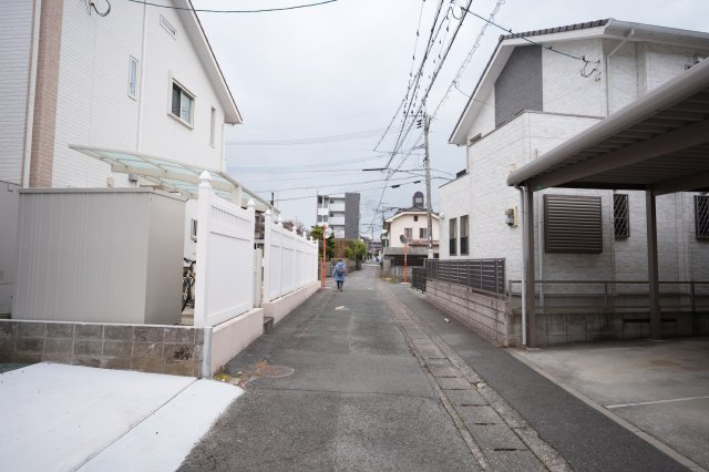 【前面道路含む現地写真】 | 熊本市中央区第3渡鹿6丁目　1号地