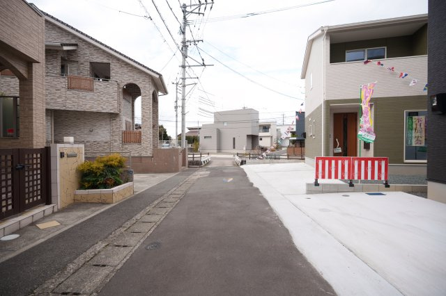 【前面道路含む現地写真】 | 熊本市中央区第3渡鹿6丁目　1号地
