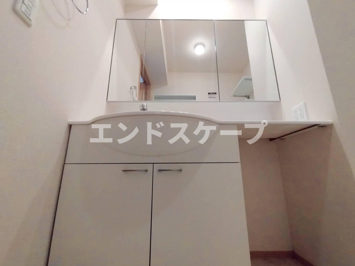 ムーンライト　Ｂの洗面所|高崎、前橋エリアのお部屋探しはエンドスケープまで！お客様の理想お聞かせ下さい♪