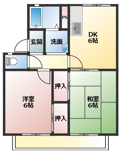 メゾニティ丸亀の間取り