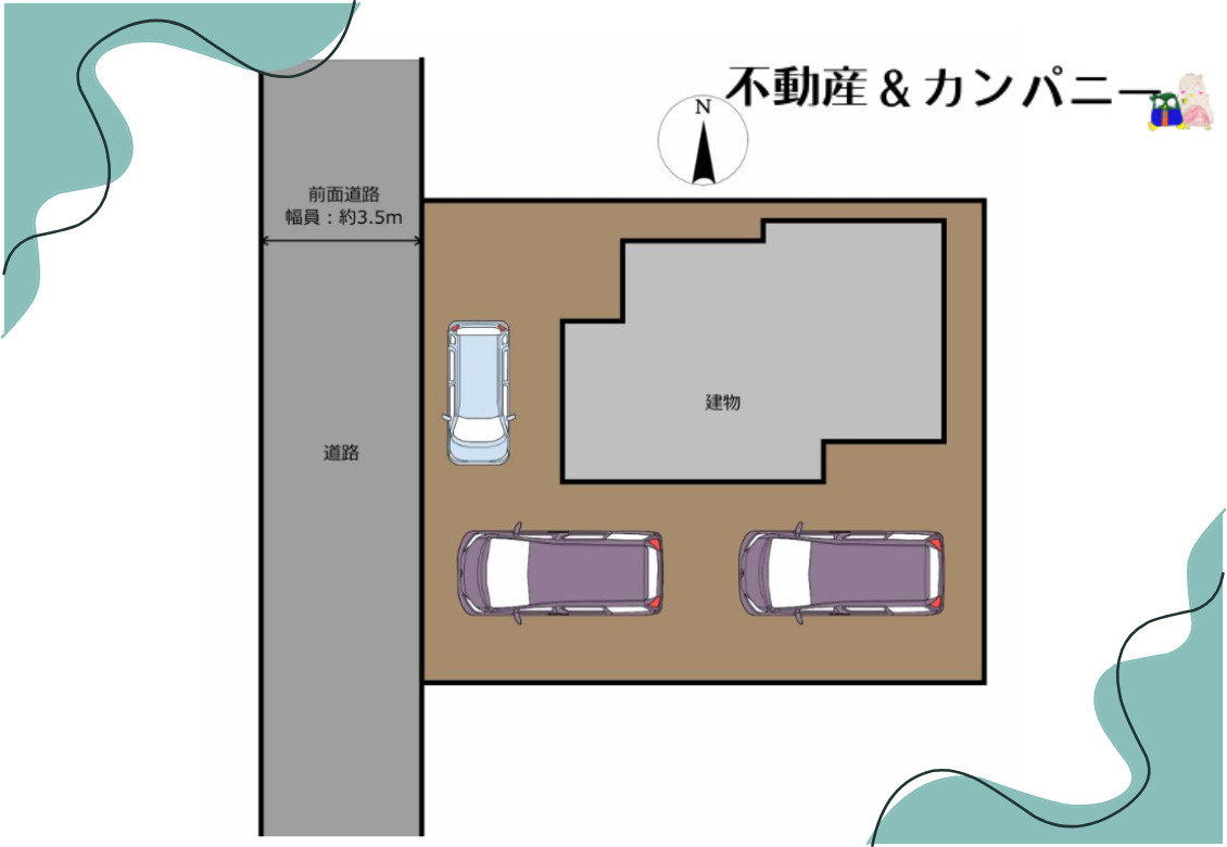 余戸南2丁目中古戸建の区画図