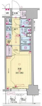 プレサンス大国町ラヴェニールの間取り|選べる家電プランあり！！
