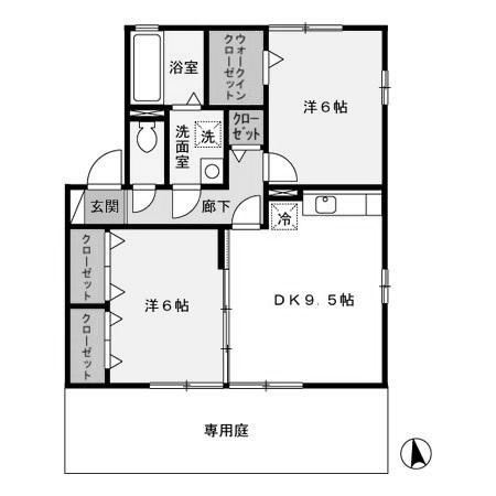 【間取り】 | セルバ B