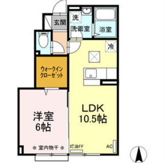 【間取り】 | パークサイド早稲田B