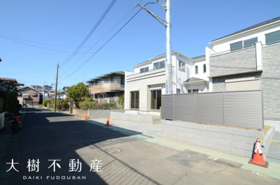 【前面道路含む現地写真】 | 海老名市国分寺台2丁目  新築戸建て　全2棟【仲介手数料無料】 | □■当社なら諸費用を最大限削減できます■□