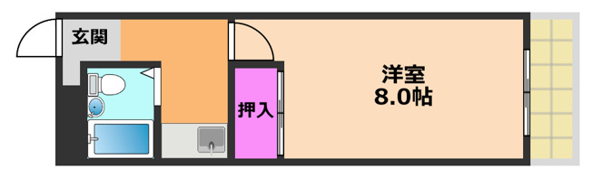 【間取り】 | サンウィズミヤタ