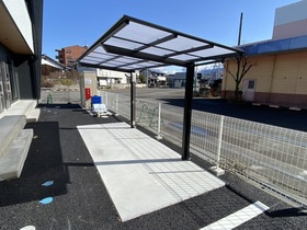 事業用一括の駐輪場