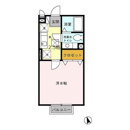 ＳＴ北野の間取り