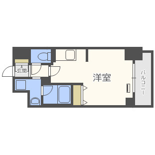 KDXレジデンス難波南の間取り