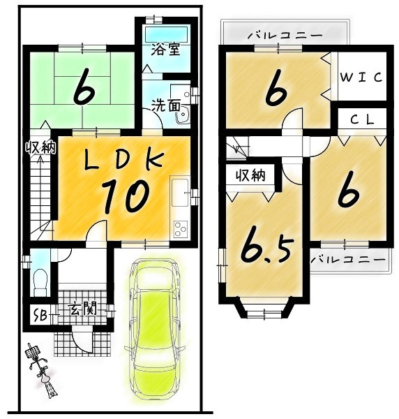 夷馬場町の間取り