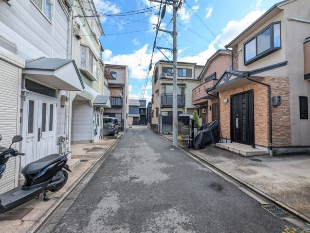 夷馬場町の前面道路含む現地写真