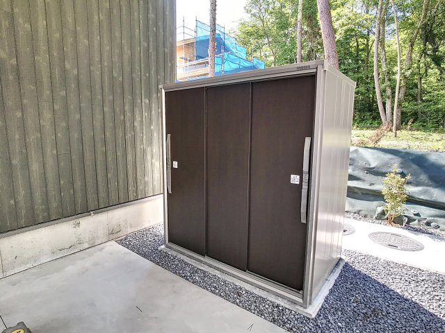 だって自然が好き。の設備|外物置があると汚れたものも入れられて便利です＾＾