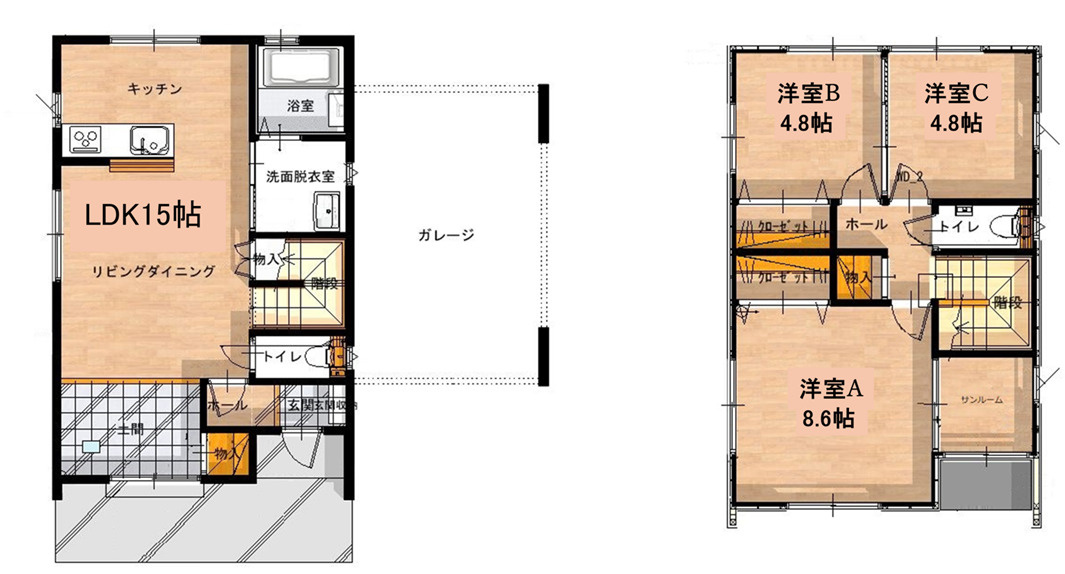 だって自然が好き。の間取り