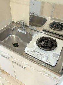 大阪市中央区内久宝寺町４丁目の賃貸マンションのキッチン