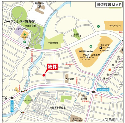 【地図】 | 神戸市垂水区本多聞3丁目　新築戸建1号棟　仲介手数料無料！ | 垂水区本多聞3　新築1号棟　仲介手数料無料！