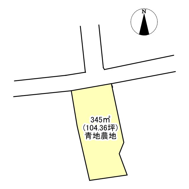 売土地の土地図