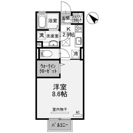 【間取り】 | ロイヤルサンハイツ　Ｅ