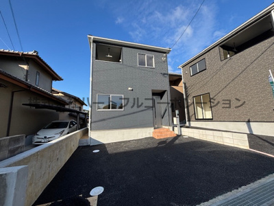 【外観】 | 神戸市垂水区本多聞3丁目　新築戸建3号棟　仲介手数料無料！ | 外はこのようになっています