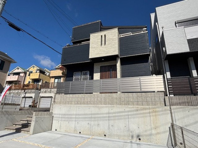 【外観】 | 神戸市垂水区塩屋町5丁目　新築戸建A号棟　仲介手数料無料！ | 垂水区塩屋町5　新築A号棟　仲介手数料無料！