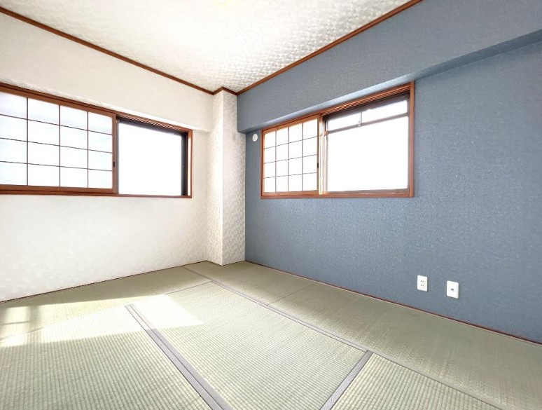 グレース嵐山の和室|ちょっと横になりたい…そんなときに嬉しい畳。家事の合間に一息ついたりなど落ち着ける空間です。