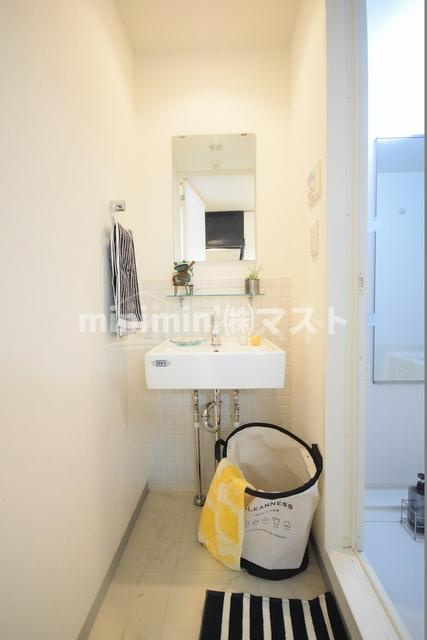 ルクレ新町レジデンスの洗面所